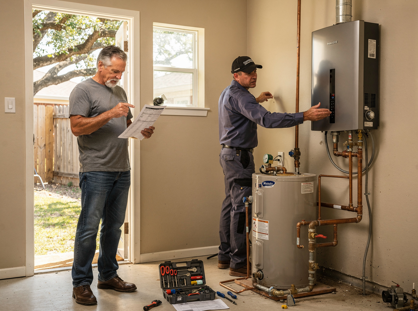 Water Heater Replacement in Kyle, TX 78640
